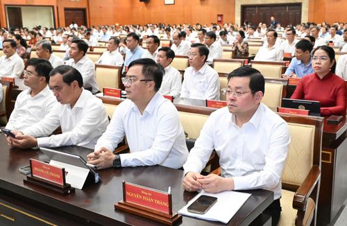  Các đại biểu dự hội nghị. Ảnh: VIỆT DŨNG 