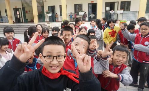 Học sinh trường Tiểu học Hội Hợp B, Phú Thọ