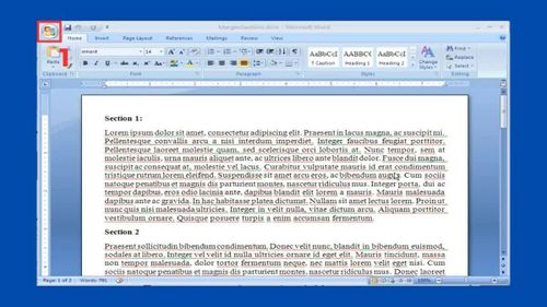 Mở Word 2007 hoặc Word 2010.