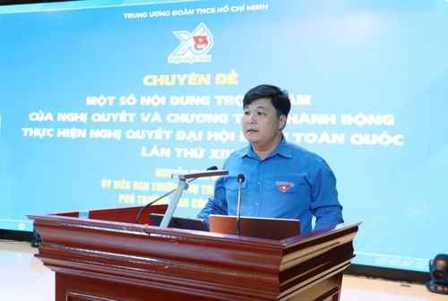 Anh Nguyễn Thái An - Phó Trưởng Ban Công tác Đoàn Trung ương Đoàn, thông tin chuyên đề: Nghị quyết Đại hội Đoàn toàn quốc lần thứ XIII và một số định hướng lớn của thanh niên Việt Nam nhiệm kỳ 2026-2031.