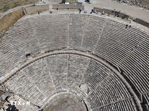 Quang cảnh thành cổ Hierapolis ở Denizli, Thổ Nhĩ Kỳ, ngày 25/8/2026. (Ảnh: THX/TTXVN phát)