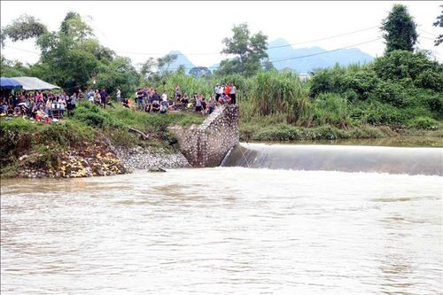 Khu vực các nạn nhân bị lật thuyền và mất tích.