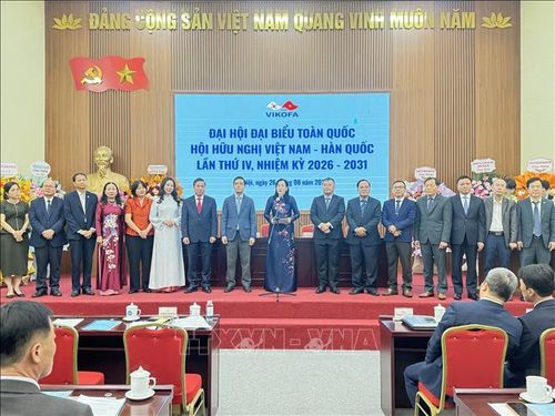 Ban Chấp hành khoá IV, nhiệm kỳ 2026 - 2031 Hội Hữu nghị Việt Nam - Hàn Quốc ra mắt.