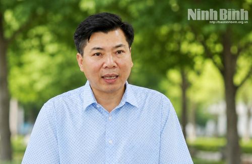 Đồng chí Nguyễn Mạnh Cường, Phó Giám đốc Sở Văn hóa và Thể thao Ninh Bình.