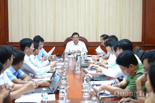 Quang cảnh buổi làm việc - Ảnh: T.Đ