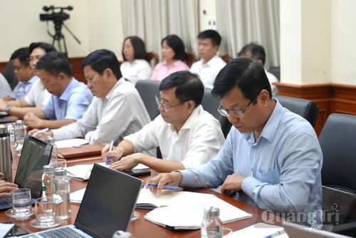 Các đại biểu tham dự buổi làm việc - Ảnh: T.Đ