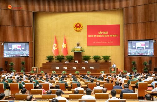 Quang cảnh cuộc gặp mặt. Ảnh: Lâm Hiển