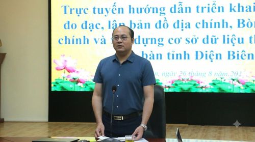 Đồng chí Lê Xuân Cảnh, Ủy viên Ban Chấp hành Đảng bộ tỉnh, Giám đốc Sở Nông nghiệp và Môi trường tỉnh Điện Biên. Ảnh ĐBP