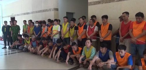 Các đối tượng tại Cơ quan điều tra