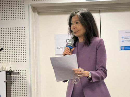 Điều phối viên thường trú Liên hợp quốc tại Việt Nam Pauline Tamesis. Ảnh: Kiều Thoan Thu
