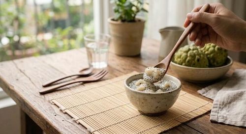 Ăn na kết hợp với thực phẩm giàu protein và chất xơ sau ăn giúp cân bằng đường huyết. Ảnh minh họa AI