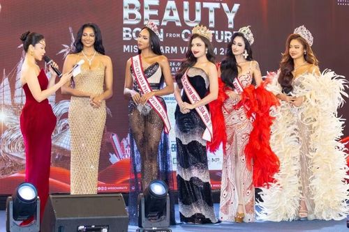 Nhiều đại diện của các quốc gia tham dự Miss Charm 2026 có mặt tại sự kiện