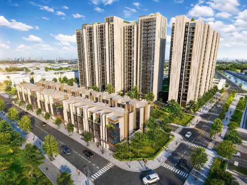 Phối cảnh Dự án Nhà ở xã hội tại ô đất AOM-72 (thuộc quy hoạch phân khu 2, phường Cao Xanh).