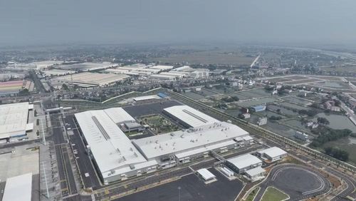 Nhà máy sản xuất ô-tô Hyundai Thành Công Việt Nam tại Khu công nghiệp Gián Khẩu, Ninh Bình. (Ảnh: THANH HÀ)