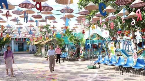 Đội ngũ giáo viên tại các trường học ở xã Ninh Sơn trong tâm thế sẵn sàng bước vào năm học mới. (Ảnh: NGUYỄN TRUNG)