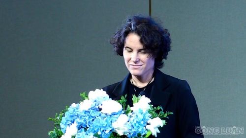 Bà Francesca Nardini, Phó trưởng Đại diện Thường trú Chương trình Phát triển Liên Hợp Quốc (UNDP) tại Việt Nam. Ảnh: Khánh Dương.