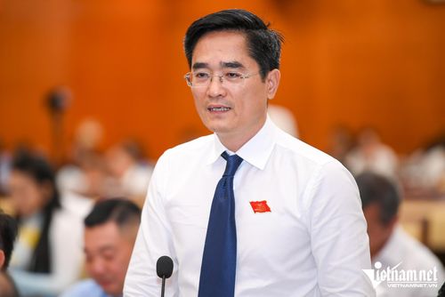 Các cử tri đóng góp ý kiến tại kỳ họp thứ tư HĐND TPHCM sáng 27/8. Ảnh: Tuấn Hùng