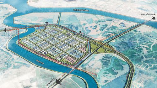 Phối cảnh khu công nghiệp VSIP Quảng Ninh với tổng mức đầu tư hơn 5.800 tỷ đồng