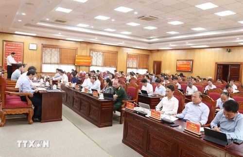 Các đại biểu tham dự Hội nghị. (Ảnh: Quý Trung/TTXVN)