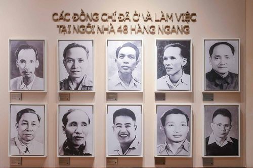 Chân dung các đồng chí đã ở và làm việc tại ngôi nhà 48 Hàng Ngang.