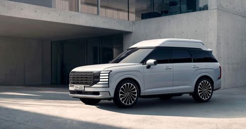 Hyundai Palisade bản trần cao tại Hàn Quốc. Ảnh: Carscoops