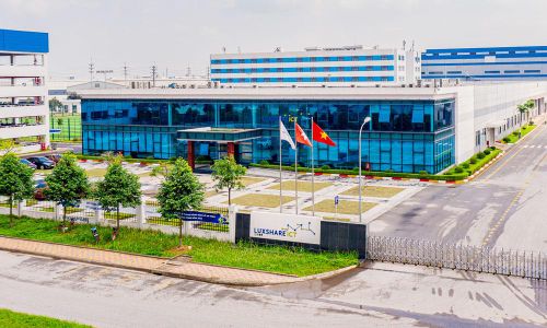 Công ty Luxshare ICT Bắc Giang sản xuất linh kiện điện tử cung cấp cho các tập đoàn Apple, Samsung, Dell...
