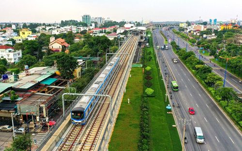 Các tuyến đường sắt metro đi qua nhiều địa phương sẽ gắn chặt với quá trình phát triển đô thị theo mô hình TOD. Ảnh: Văn Dũng