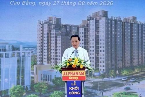 Đồng chí Lê Hải Hòa phát biểu tại buổi lễ.
