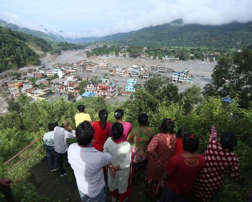  Huyện Nuwakot, Nepal sau trận lũ. Ảnh: Shutterstock. 