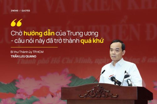 Theo Bí thư Thành ủy TP.HCM, một điều rất quan trọng là tốc độ và hiệu năng triển khai, khi Luật Phát triển đô thị cho thành phố không phải chờ nghị định, thành phố được hướng dẫn. “Do đó, các đồng chí không thể nào nói với chúng tôi rằng chờ hướng dẫn của Trung ương. Câu nói này đã trở thành quá khứ”, ông nói.