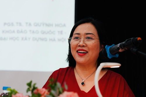 PGS.TS. Tạ Quỳnh Hoa, Trưởng Khoa Đào tạo Quốc tế, Trường Đại học Xây dựng Hà Nội
