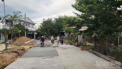 Điện Bàn Bắc đang tập trung phấn đấu đến ngày 31/12/2026 sẽ hoàn thành giải ngân vốn đầu tư công. (Ảnh: Anh Quân)