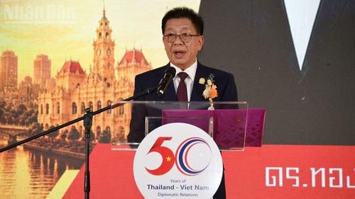 Chủ tịch Hội Người Việt Nam toàn Thái Lan Hồ Văn Lâm. (Ảnh: XUÂN SƠN)
