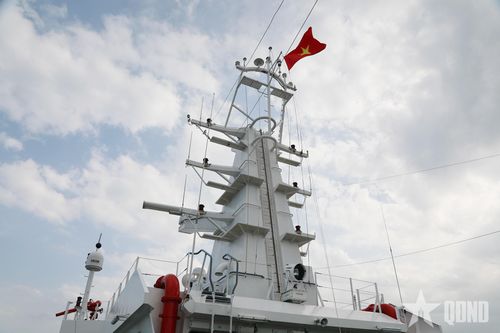 Quang cảnh Lễ chào cờ. 