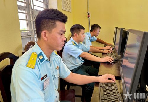 Phần thi trắc nghiệm của các thí sinh.