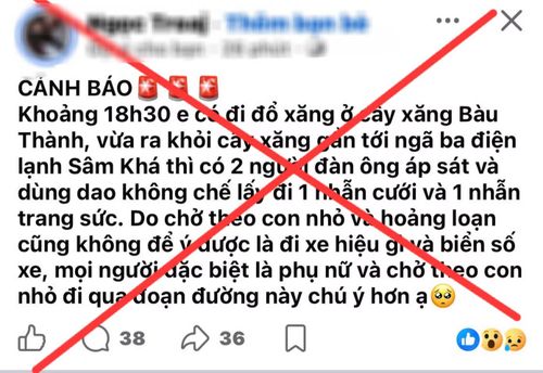 Bài đăng bịa đặt nhưng nhanh chóng thu hút sự quan tâm của mạng xã hội.