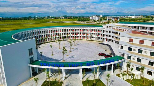 Quang cảnh Trường THPT Đô Lương I. Ảnh: Thành Duy