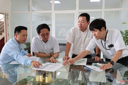 Công ty Cổ phần Mirabo Global và các đối tác Nhật Bản đã khảo sát, nghiên cứu cơ hội hợp tác đầu tư liên quan đến một số lĩnh vực về chế biến thủy hải sản, phát triển công nghiệp kỹ thuật cao tại KKT Vũng Áng (ảnh: tháng 6/2026).