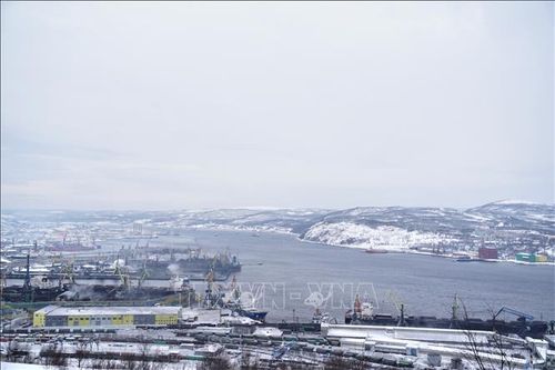 Murmansk - hải cảng không đóng băng trên vành đai Bắc cực. Ảnh: Duy Trinh/PV TTXVN tại Nga
