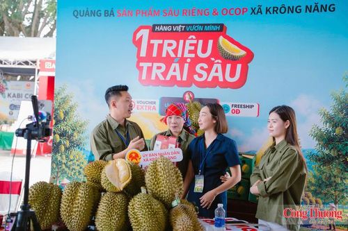 Xã Krông Năng thực hiện 8 phiên livestream, đạt hơn 1,4 triệu lượt xem.