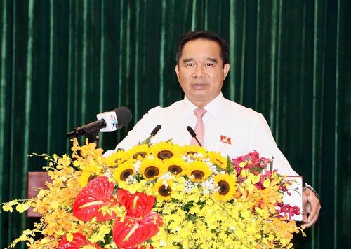 Chủ tịch UBND TP. Hồ Chí Minh Nguyễn Văn Được  phát biểu tại Kỳ họp - Ảnh: Cổng thông tin điện tử TP. Hồ Chí Minh.