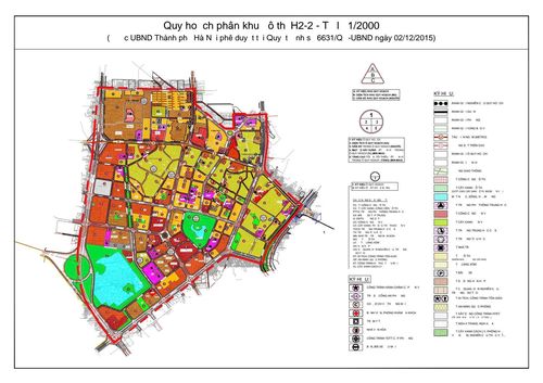 Quy hoạch phân khu của ô đất D23. Ảnh: Việt Trung