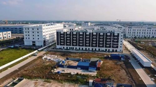 Khu nhà ở cho công nhân trong Khu công nghiệp Mỹ Thuận (phường Mỹ Lộc, tỉnh Ninh Bình) đang được xây dựng. Ảnh: CTV