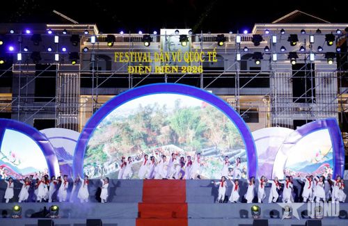  Tiết mục văn nghệ tại lễ khai mạc Festival Dân vũ Quốc tế năm 2026. 