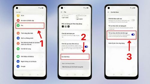 Cách tắt tối ưu hóa chờ khi ngủ trên OPPO đơn giản.