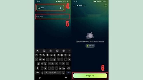 Tìm mục thông báo số dư hoặc Voice OTT.