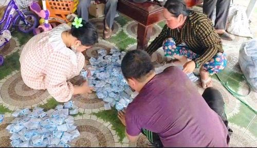 Sản phẩm thuốc đông y có chất cấm được đóng gói.