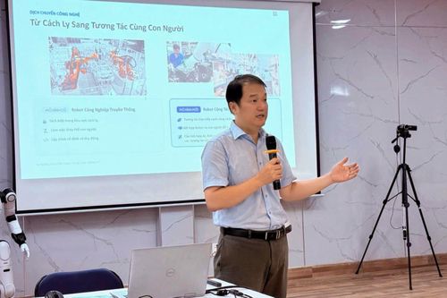 TS. Bùi Hà Đức, Bộ môn Cơ điện tử (Trường Đại học Sư phạm Kỹ thuật TP Hồ Chí Minh), chia sẻ tại sự kiện gần đây.