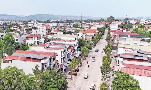 Một góc đô thị Bố Hạ.