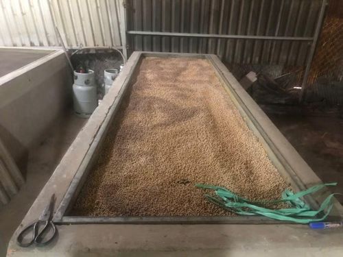 Mẻ thuốc các đối tượng vừa sản xuất, chưa kịp đóng gói.